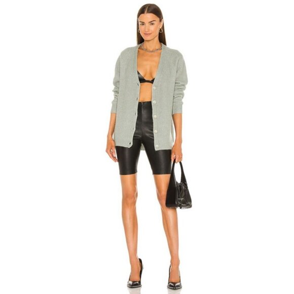 💕ALLSAINTS💕 Leanne Wool & Alpaca Blend Cardigan ~ Green Bay Sage Green XS NWT - Picture 8 of 16